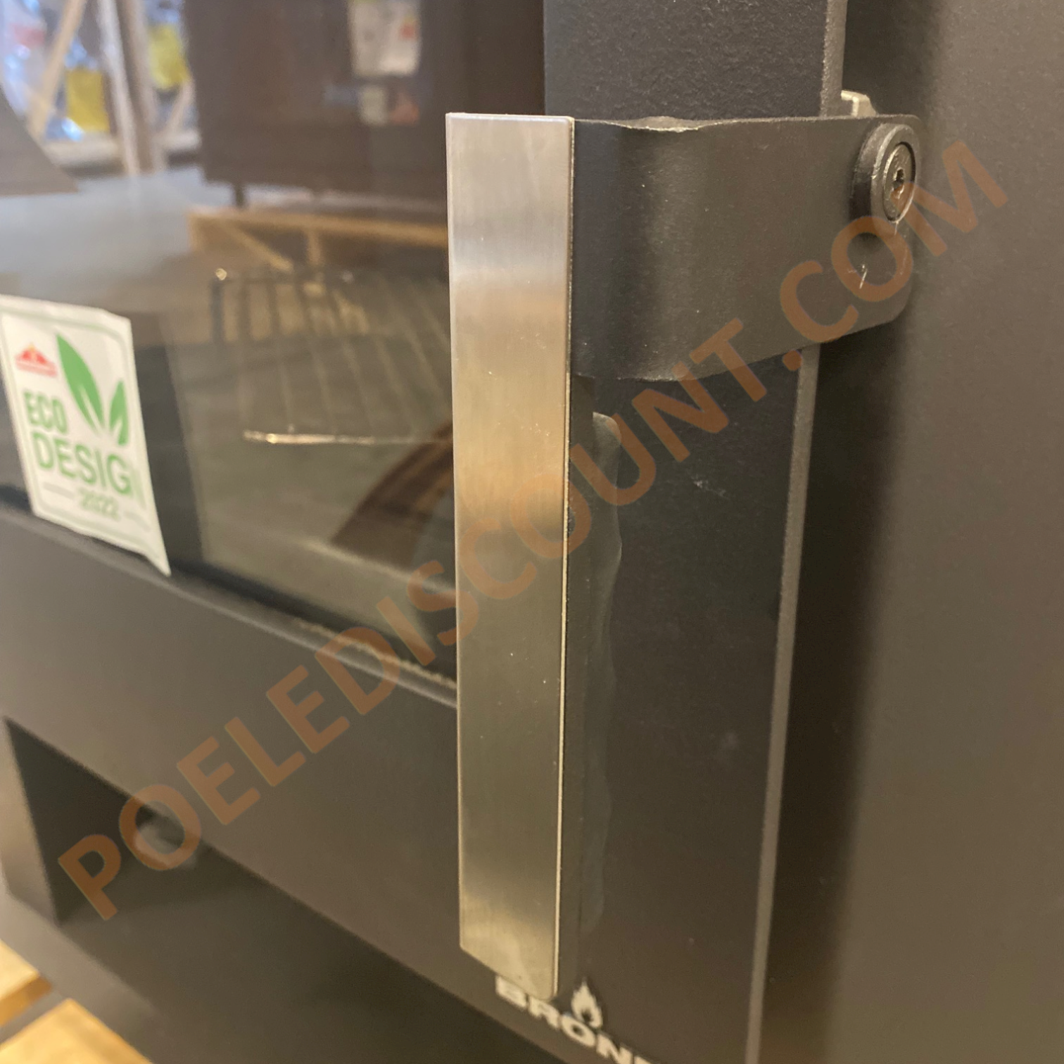 Poêle à bois d'angle BRONPI Lerma 9 kW