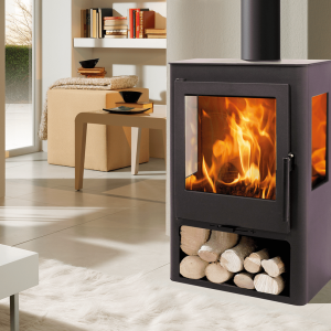 Poêle à bois 3 vitres - PANADERO Coral 3V 5.4 kW