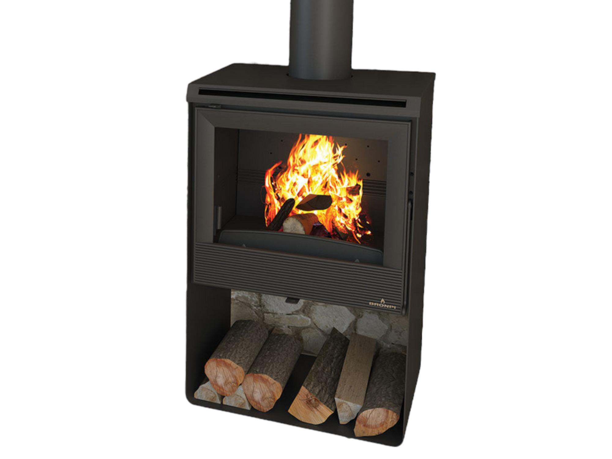 Poêle à bois ventilé BRONPI Croacia T 9.5 kW