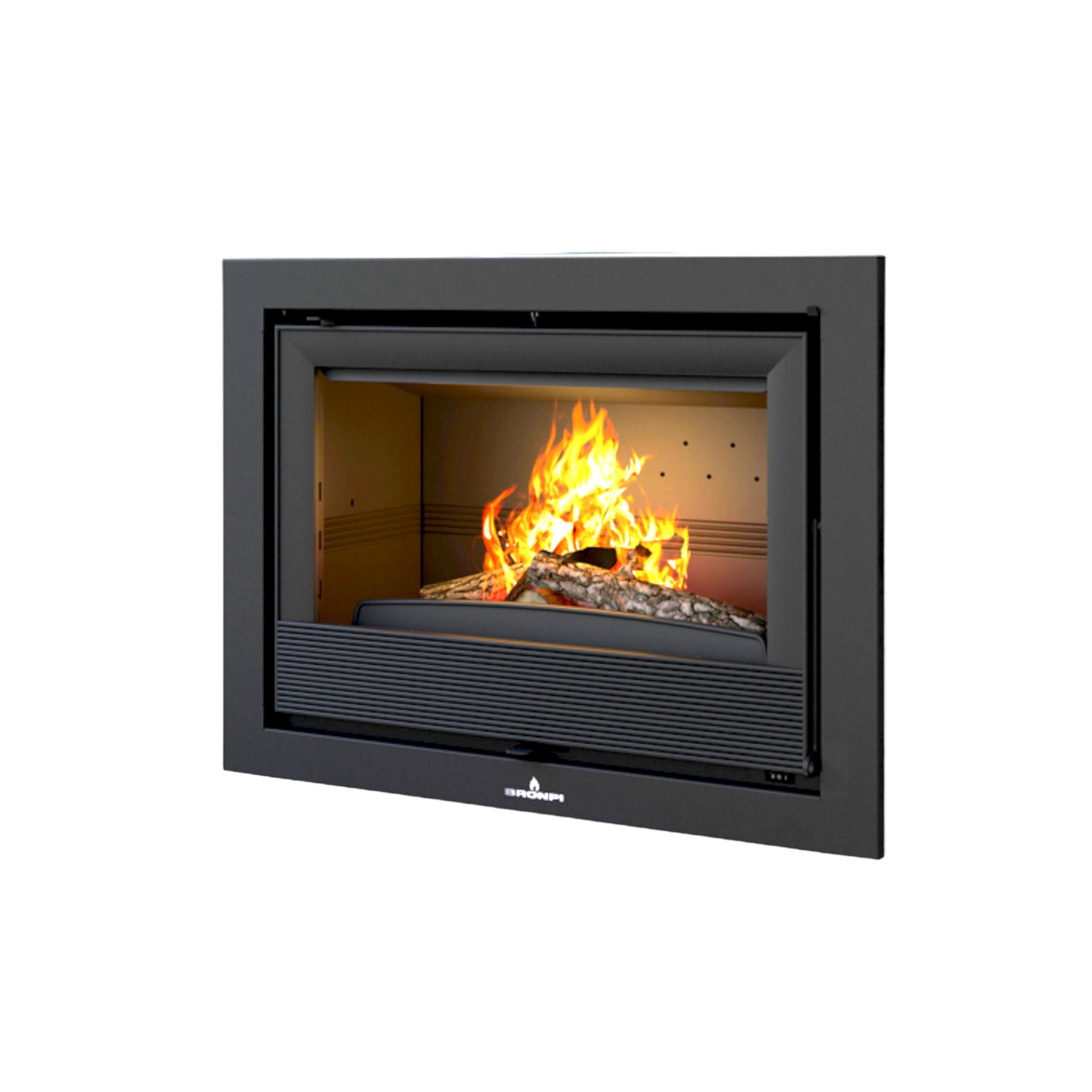 Insert à bois ventilé canalisable BRONPI Paris 55 9.5 kW