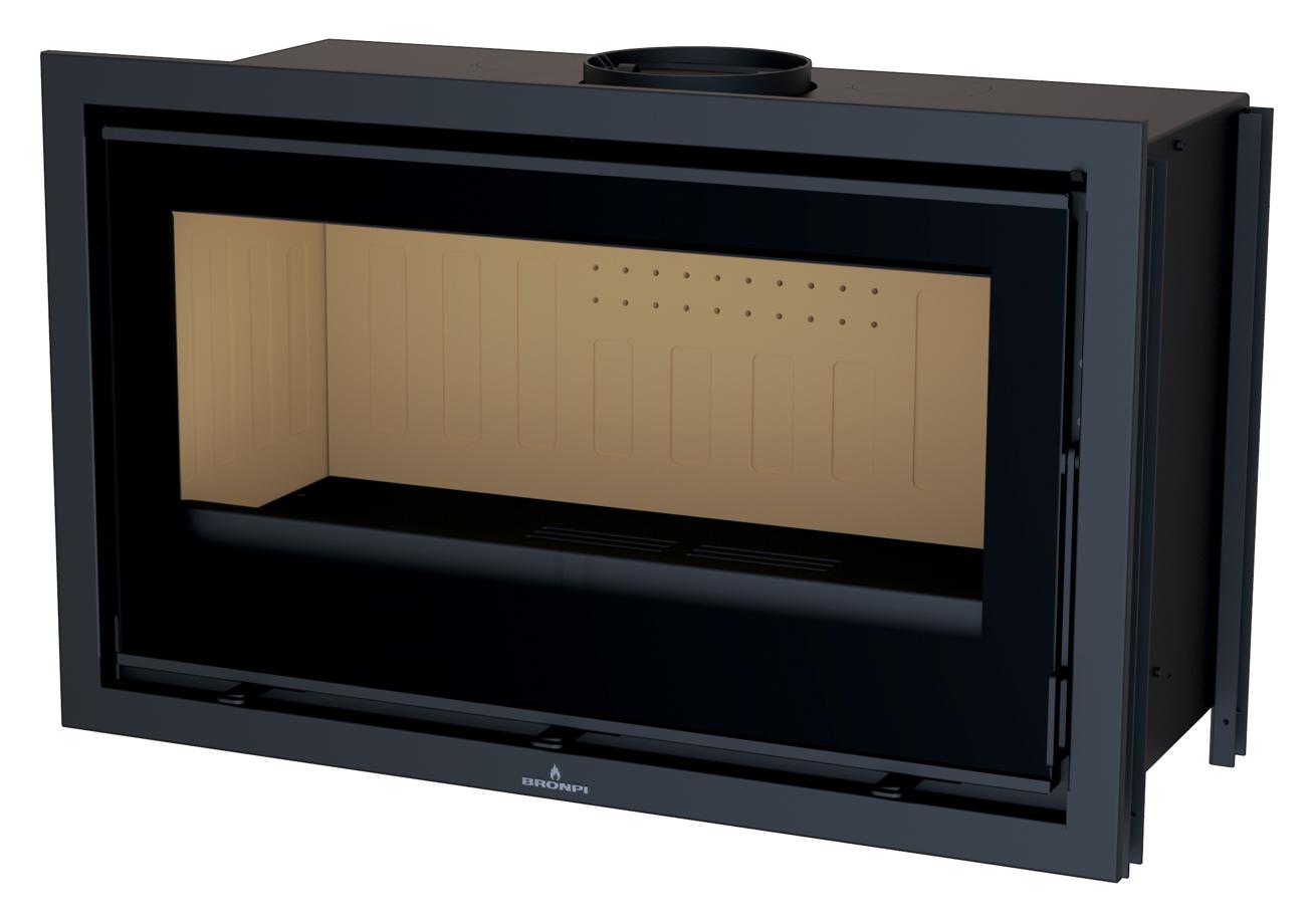 Insert à bois canalisable BRONPI Cairo 90 13 kW