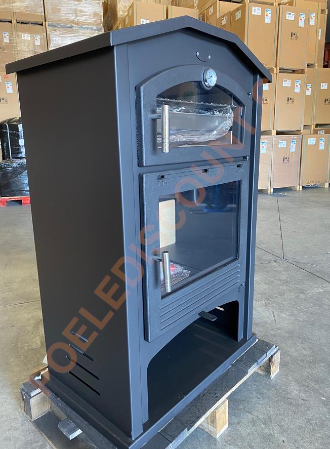 Poêle à bois avec four - FIREMATIC Detroit 9.5 kW
