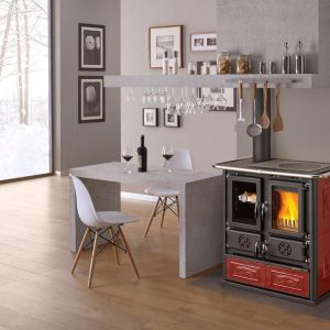 Cuisinière à bois raccordable - LA NORDICA Rosetta SX.16 Ceramica 7.9 kW