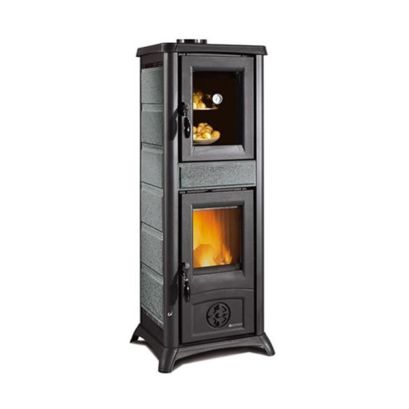 Poêle à bois avec four - LA NORDICA Gemma Forno.165 Pierre 7.3 kW