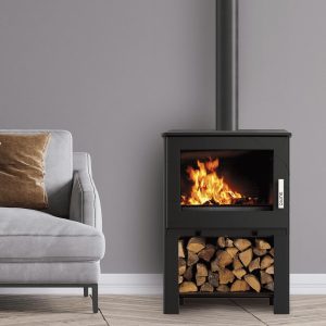 Poêle à bois étanche en fonte SUPRA Adam Bûcher 7.3 kW