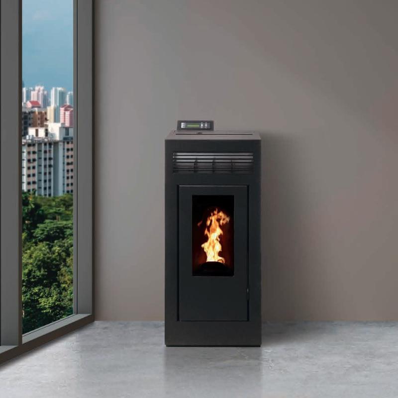 Poêle à granules étanche INTERSTOVES Marina Concentrique 13 kW