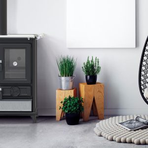 Cuisinière à bois en pierre - THERMOROSSI Violetta Evo Stone 8.2 kW