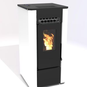 Poêle à granulés étanche FIREMATIC EC7 BLANC 7 kW