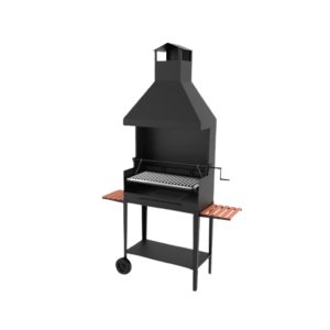Barbecue bois/charbon à manivelle - FM CALEFACCION - BVE-82