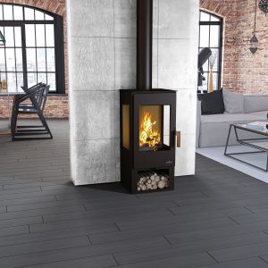 Poêle à bois 3 faces raccordables BRONPI Estrella 7 kW
