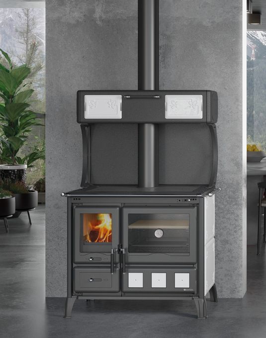 Cuisinière à bois La Nordica Gardenia XXL Ceramica 10.5 kW
