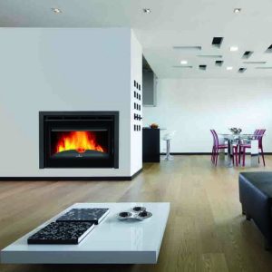 Insert à bois ventilé canalisable - BRONPI Madrid Vision 16.5 kW