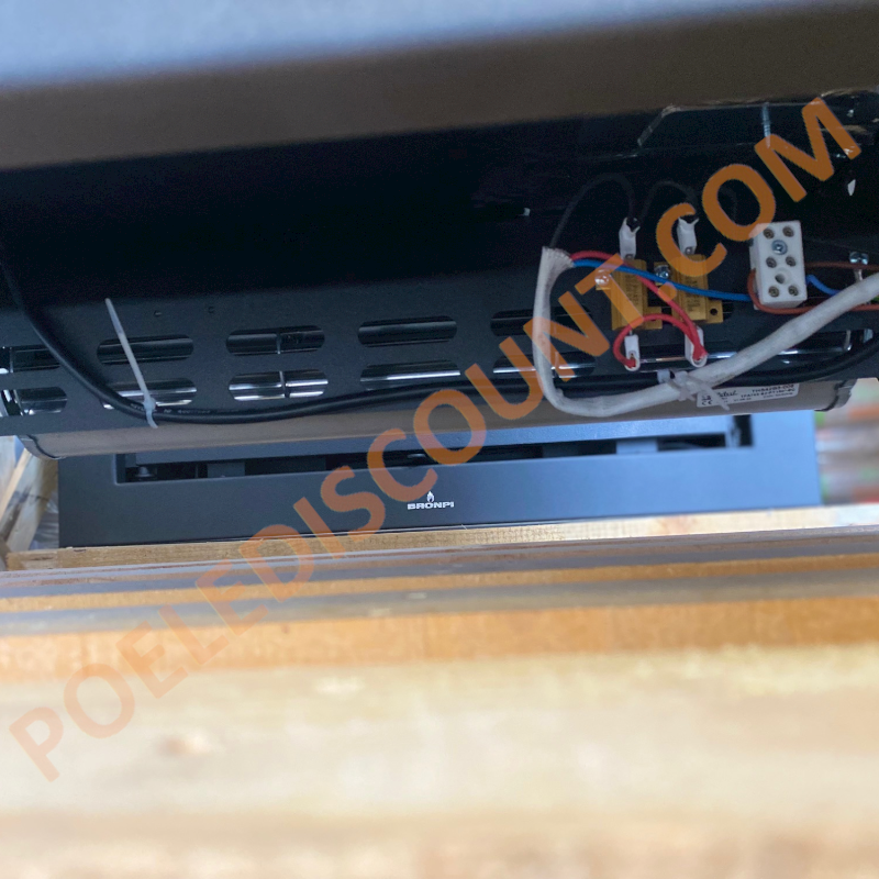 Insert à bois ventilé canalisable - BRONPI Paris 90 Vision 14 kW