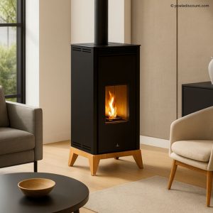 Poêle à granules sans électricité convection naturelle - BRONPI Free 6 kW