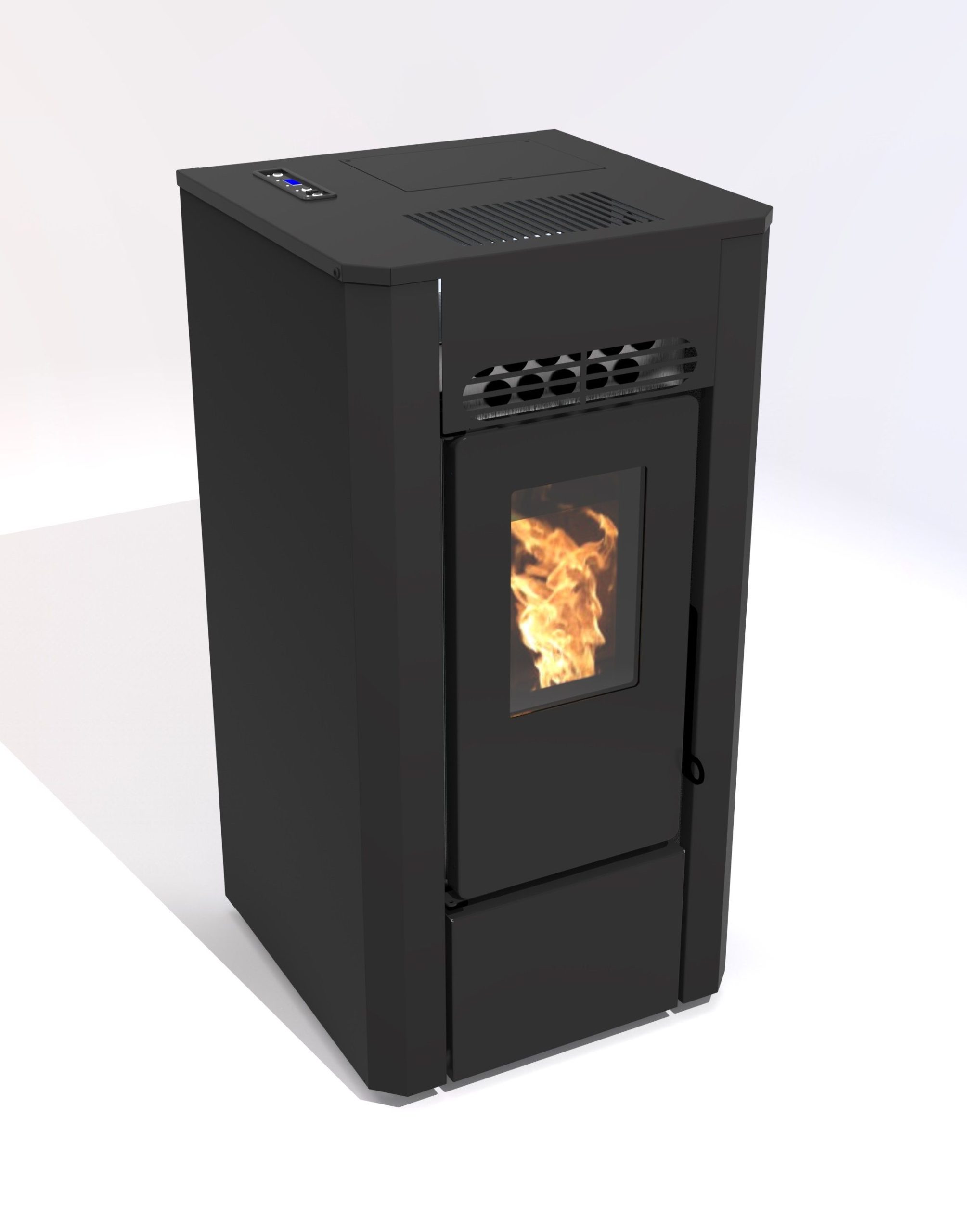 Poêle à granulés étanche FIREMATIC EC9 BLANC 7.9 kW