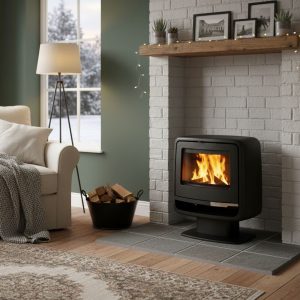 Poêle à bois en fonte SUPRA Paul sur Pied 10 kW