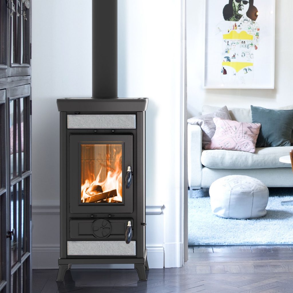 Poêle à bois en pierre - THERMOROSSI Sofia Evo 6 Stone 7.5 kW