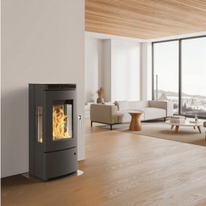 Poêle à bois étanche SUPRA Talma Tri Vision 9.1 kW