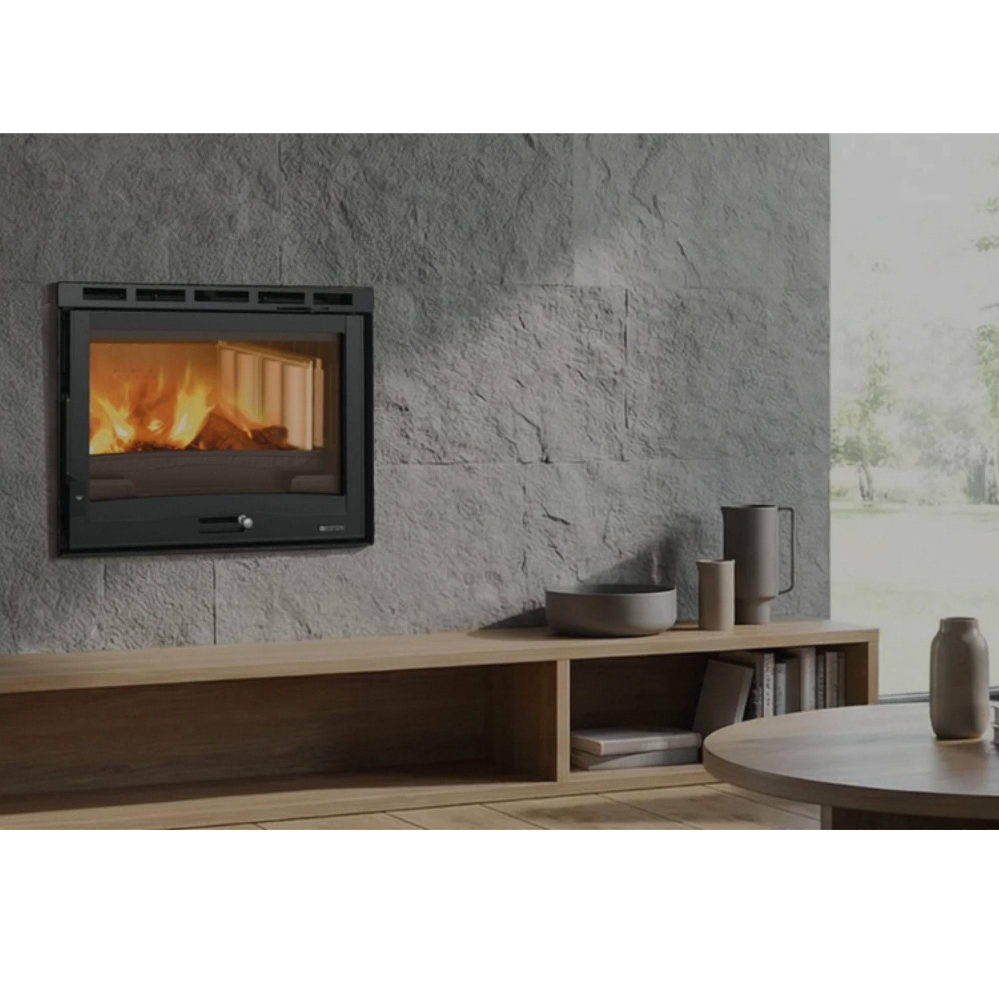 Insert à bois ventilé Nordica Inserto 70 .165 7.8 kW
