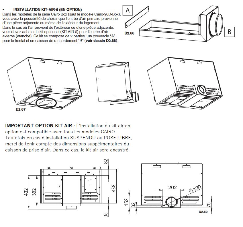 Poêle à bois BRONPI Cairo 70 Box 12 kW