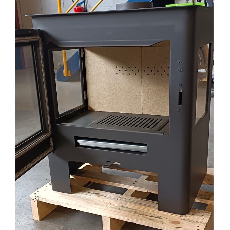 Poêle à bois raccordable BRONPI Loreto 10 kW