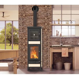Poêle à bois avec four - THERMOROSSI Anna Evo5 Maiolica 12.5 kW