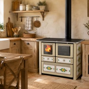 Cuisinière à bois LINCAR Gaia 149 VL 6.3 kW