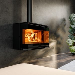 Poêle à bois THERMOROSSI Panorama Wall 10.7 kW