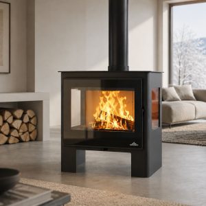 Poêle à bois raccordable BRONPI Loreto 10 kW