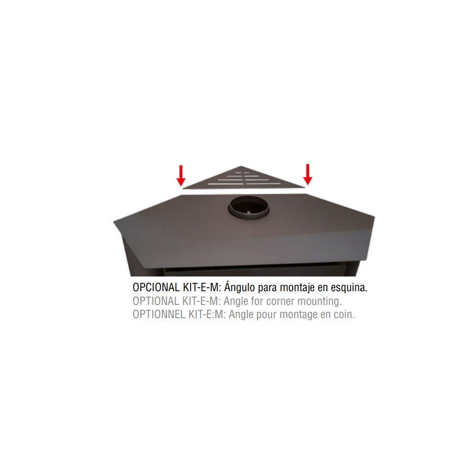 Poêle à bois raccordable avec four - BRONPI Murano - R 14 kW