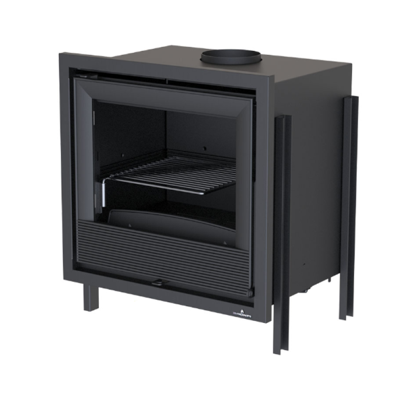 Insert à bois ventilé canalisable BRONPI Paris 55 9.5 kW