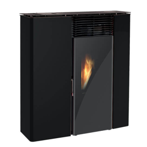 Poêle à granules extra plat canalisable LINCAR Flat Canalizzata Evo 8.7 kW
