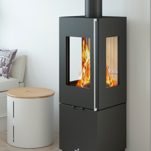 Poêle à bois raccordable BRONPI Bombay 3C 6 kW
