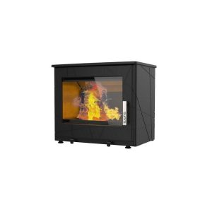 Poêle à bois étanche en fonte SUPRA Usko Rabaissé 9.1 kW