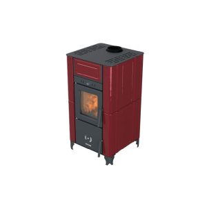 Poêle à bois ventilé céramique LINCAR Emily 6.7 kW