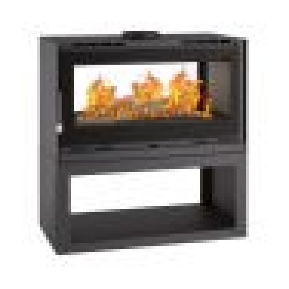 Poêle à bois panoramique FIREMATIC Ottawa - L 13.5 kW – Image 3