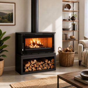 Poêle à bois raccordable FIREMATIC Toronto 13.3 kW