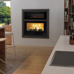 Insert à bois ventilé canalisable avec four - BRONPI Denver 15 kW