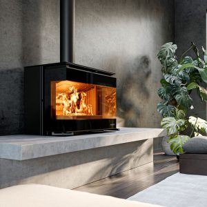 Poêle à bois THERMOROSSI Panorama Wall 5.7 kW