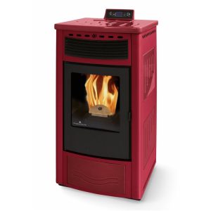 Poêle à granules ventilé céramique - ORIGINE PHEBO Maia 12.7 kW