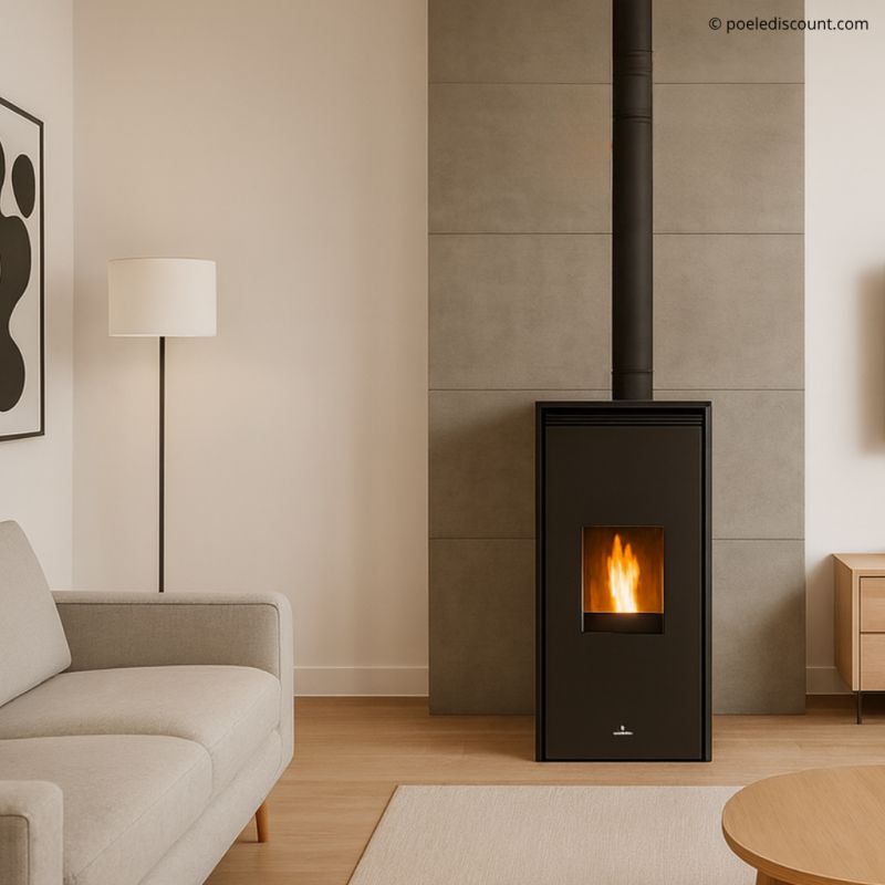 Poêle à granules sans électricité 10 kW - BRONPI Free 11