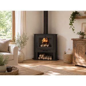 Poêle à bois d'angle FIREMATIC Orlando 11.2 kW