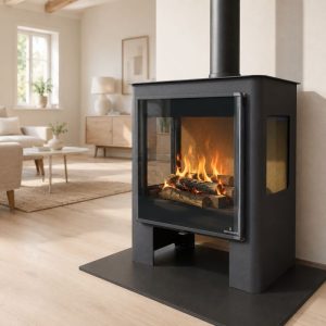 Poêle à bois raccordable BRONPI Loreto 10 kW