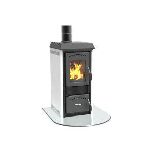 Poêle à bois en acier émaillé LINCAR Gioia 470 AZ 5.6 kW