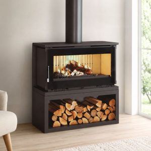 Poêle à bois raccordable FIREMATIC Toronto S 12.6 kW