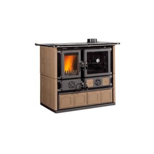 Cuisinière à bois raccordable LA NORDICA Rosa.16 Taupe 8.8 kW