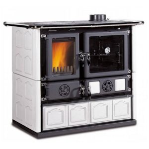 Cuisinière à bois raccordable LA NORDICA Rosa.16 Blanche