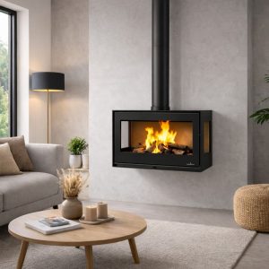 Poêle à bois suspendu BRONPI Bimba 70 3C 10 kW