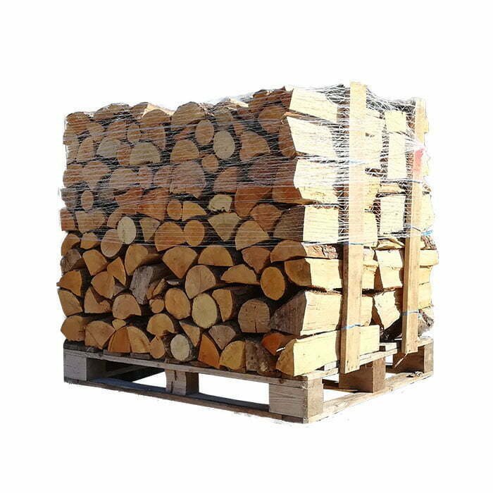 Bûches de chêne blanc et hêtre-charme 50 cm extra-sèches – 4 palettes, 6 stères pour grands foyers – Image 2